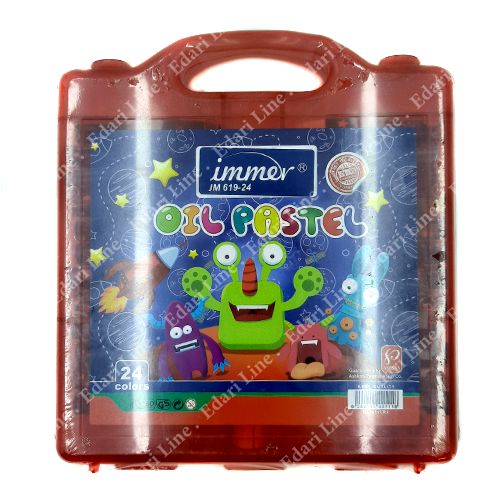 مداد شمعی 24رنگ immer